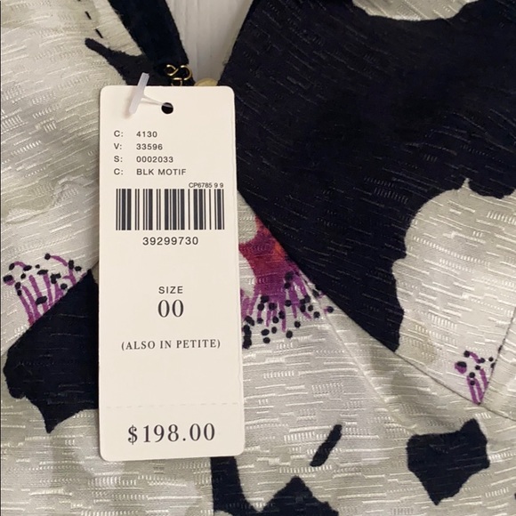 Anthropologie Floral Paimpont Peter Som Dress 00 - Picture 4 of 6